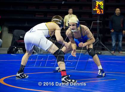 Thumbnail 2 in CIF State Boys Wrestling Championships (Round 3) photogallery.