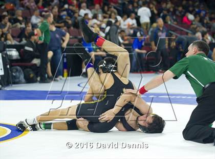 Thumbnail 2 in CIF State Boys Wrestling Championships (Round 3) photogallery.