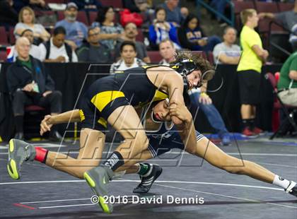 Thumbnail 1 in CIF State Boys Wrestling Championships (Round 3) photogallery.