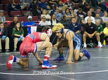 Thumbnail 1 in CIF State Boys Wrestling Championships (Round 3) photogallery.