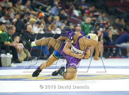 Thumbnail 1 in CIF State Boys Wrestling Championships (Round 3) photogallery.