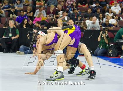 Thumbnail 1 in CIF State Boys Wrestling Championships (Round 3) photogallery.
