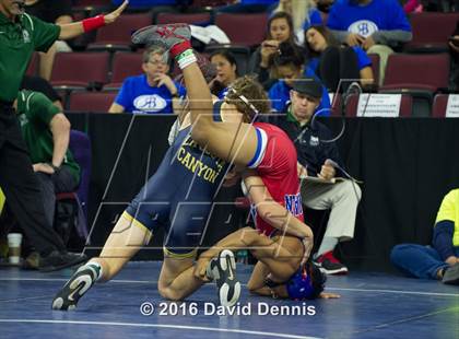 Thumbnail 1 in CIF State Boys Wrestling Championships (Round 3) photogallery.