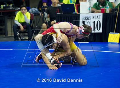 Thumbnail 1 in CIF State Boys Wrestling Championships (Round 3) photogallery.