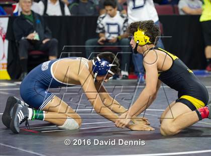 Thumbnail 2 in CIF State Boys Wrestling Championships (Round 3) photogallery.