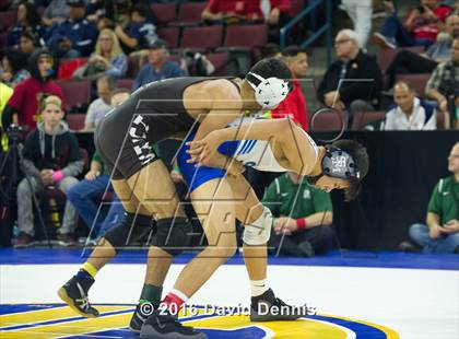 Thumbnail 1 in CIF State Boys Wrestling Championships (Round 3) photogallery.