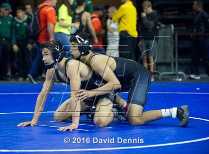 Thumbnail 1 in CIF State Boys Wrestling Championships (Round 3) photogallery.
