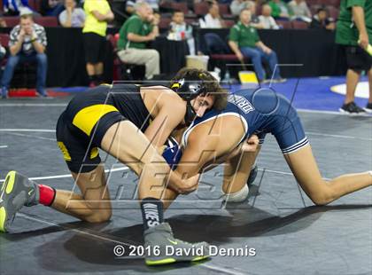 Thumbnail 1 in CIF State Boys Wrestling Championships (Round 3) photogallery.