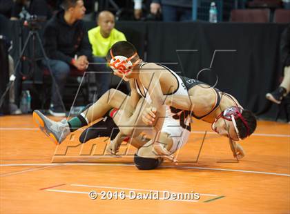 Thumbnail 1 in CIF State Boys Wrestling Championships (Round 3) photogallery.