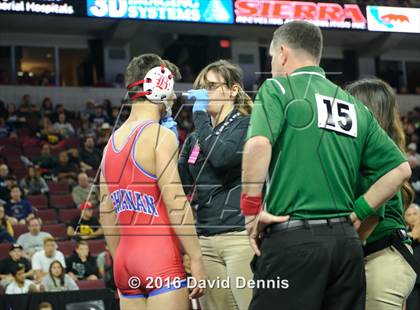 Thumbnail 1 in CIF State Boys Wrestling Championships (Round 3) photogallery.