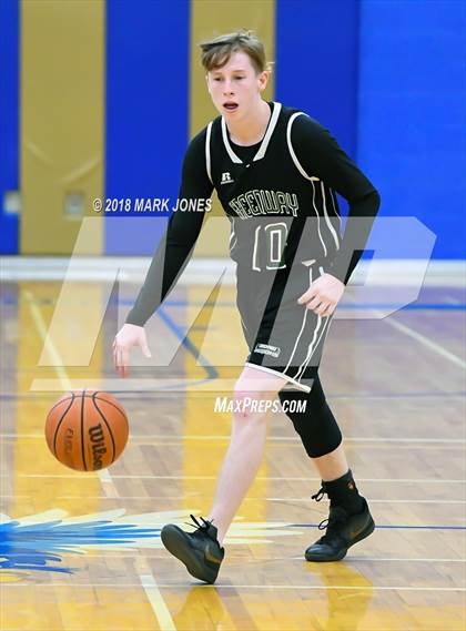 Thumbnail 3 in Greenway vs. Glendale Prep Academy (Sunnyslope Hoopsgiving Tournament)  photogallery.