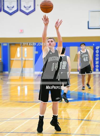 Thumbnail 1 in Greenway vs. Glendale Prep Academy (Sunnyslope Hoopsgiving Tournament)  photogallery.