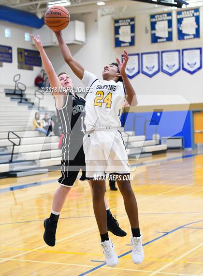 Thumbnail 2 in Greenway vs. Glendale Prep Academy (Sunnyslope Hoopsgiving Tournament)  photogallery.