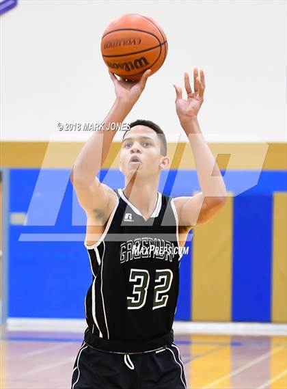 Thumbnail 1 in Greenway vs. Glendale Prep Academy (Sunnyslope Hoopsgiving Tournament)  photogallery.