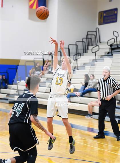 Thumbnail 1 in Greenway vs. Glendale Prep Academy (Sunnyslope Hoopsgiving Tournament)  photogallery.