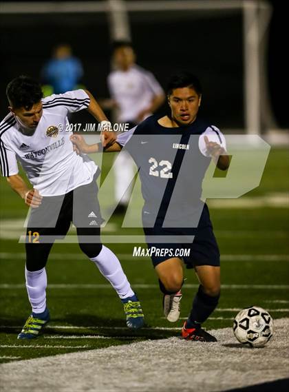 Thumbnail 3 in Lincoln vs. Watsonville (CIF CCS D1 Final) photogallery.