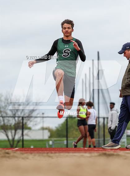 Thumbnail 2 in Suburban Red Conference Championship - Boys Field Events photogallery.