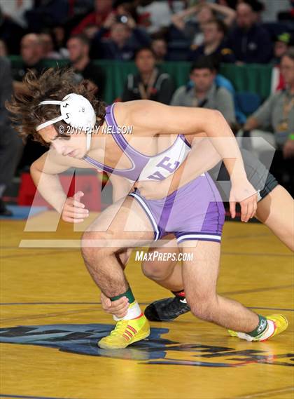 Thumbnail 1 in NYSPHSAA Wrestling Championships  Division 1 Finals 99-152 Lbs.) photogallery.