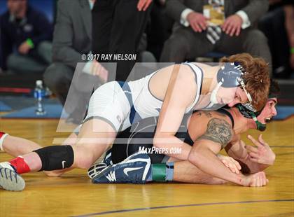 Thumbnail 1 in NYSPHSAA Wrestling Championships  Division 1 Finals 99-152 Lbs.) photogallery.