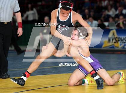 Thumbnail 3 in NYSPHSAA Wrestling Championships  Division 1 Finals 99-152 Lbs.) photogallery.