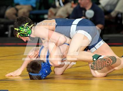 Thumbnail 1 in NYSPHSAA Wrestling Championships  Division 1 Finals 99-152 Lbs.) photogallery.