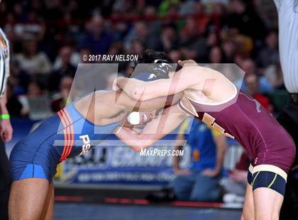 Thumbnail 3 in NYSPHSAA Wrestling Championships  Division 1 Finals 99-152 Lbs.) photogallery.