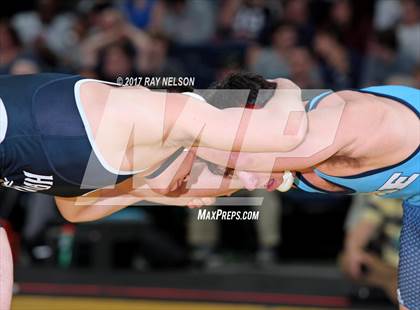 Thumbnail 2 in NYSPHSAA Wrestling Championships  Division 1 Finals 99-152 Lbs.) photogallery.