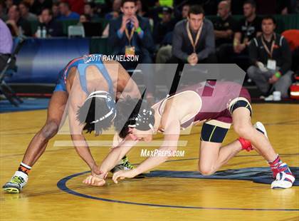 Thumbnail 3 in NYSPHSAA Wrestling Championships  Division 1 Finals 99-152 Lbs.) photogallery.