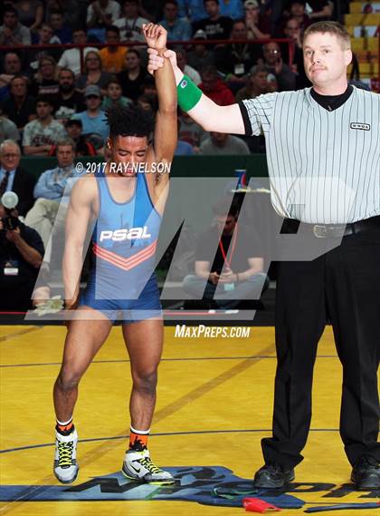 Thumbnail 2 in NYSPHSAA Wrestling Championships  Division 1 Finals 99-152 Lbs.) photogallery.