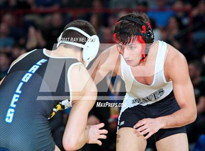 Thumbnail 2 in NYSPHSAA Wrestling Championships  Division 1 Finals 99-152 Lbs.) photogallery.