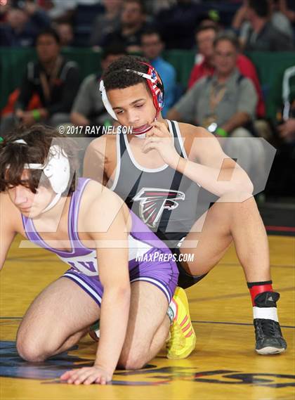 Thumbnail 3 in NYSPHSAA Wrestling Championships  Division 1 Finals 99-152 Lbs.) photogallery.