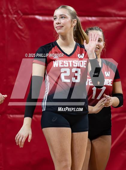 Thumbnail 3 in Marian vs Omaha Westside (NSAA Class A Quarterfinal) photogallery.