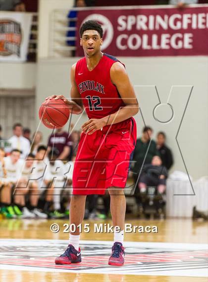 Thumbnail 3 in Findlay Prep vs. Stevenson (Spalding HoopHall Classic) photogallery.