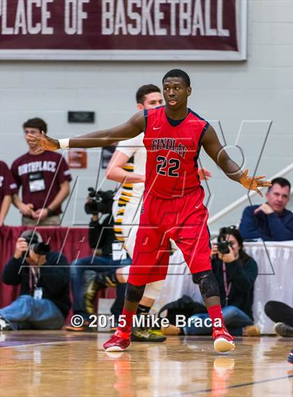 Thumbnail 2 in Findlay Prep vs. Stevenson (Spalding HoopHall Classic) photogallery.