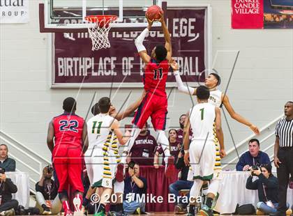 Thumbnail 3 in Findlay Prep vs. Stevenson (Spalding HoopHall Classic) photogallery.