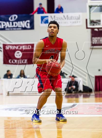 Thumbnail 3 in Findlay Prep vs. Stevenson (Spalding HoopHall Classic) photogallery.