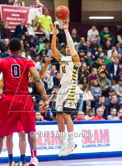 Thumbnail 1 in Findlay Prep vs. Stevenson (Spalding HoopHall Classic) photogallery.