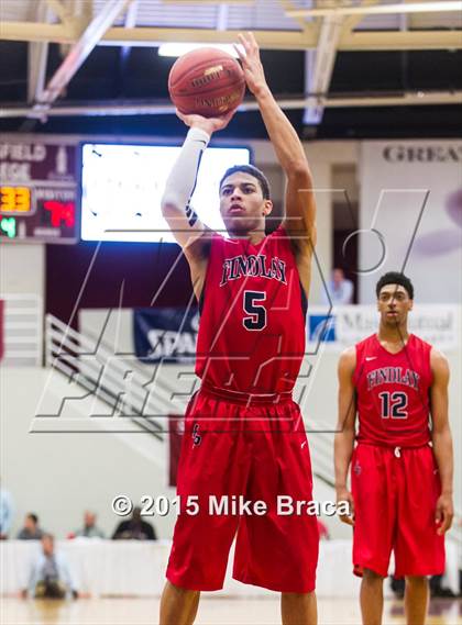 Thumbnail 2 in Findlay Prep vs. Stevenson (Spalding HoopHall Classic) photogallery.