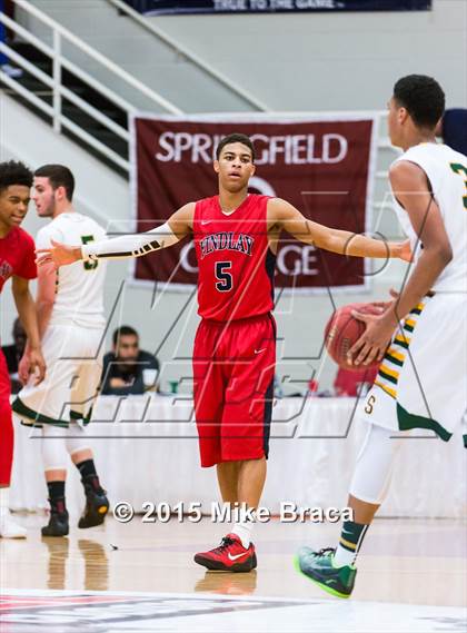Thumbnail 2 in Findlay Prep vs. Stevenson (Spalding HoopHall Classic) photogallery.