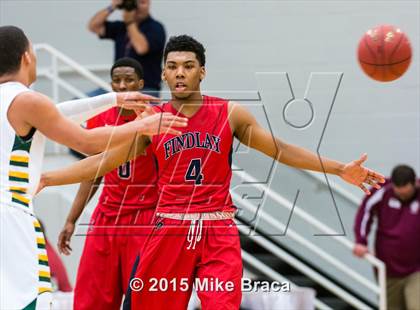 Thumbnail 3 in Findlay Prep vs. Stevenson (Spalding HoopHall Classic) photogallery.