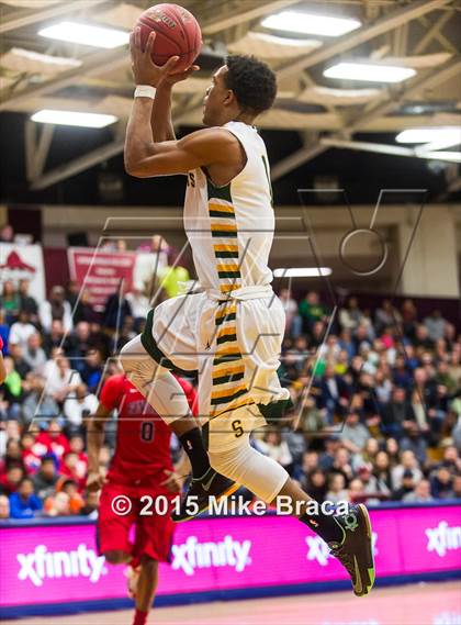 Thumbnail 2 in Findlay Prep vs. Stevenson (Spalding HoopHall Classic) photogallery.