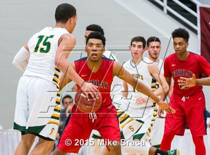 Thumbnail 3 in Findlay Prep vs. Stevenson (Spalding HoopHall Classic) photogallery.