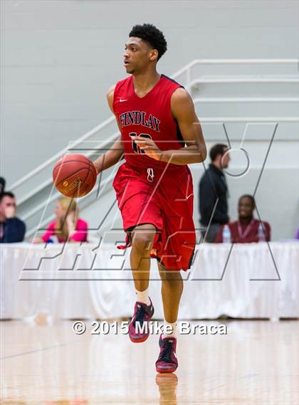 Thumbnail 3 in Findlay Prep vs. Stevenson (Spalding HoopHall Classic) photogallery.