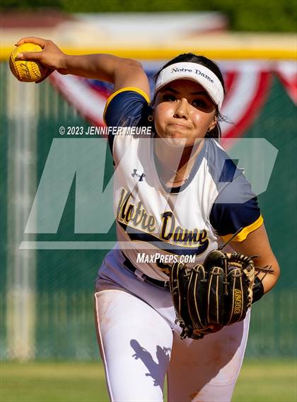 Thumbnail 3 in CIF NCS DIV II CHAMPIONSHIP Notre Dame @ Willow Glen photogallery.