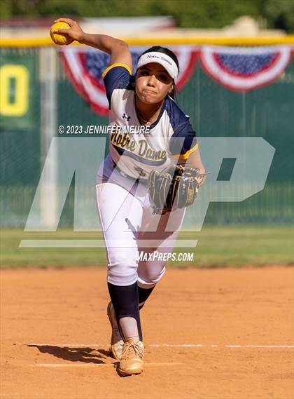 Thumbnail 3 in CIF NCS DIV II CHAMPIONSHIP Notre Dame @ Willow Glen photogallery.