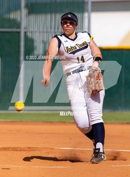 Thumbnail 3 in CIF NCS DIV II CHAMPIONSHIP Notre Dame @ Willow Glen photogallery.