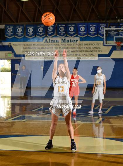 Thumbnail 1 in Mayfield vs. Alhambra (San Marino Tournament) photogallery.
