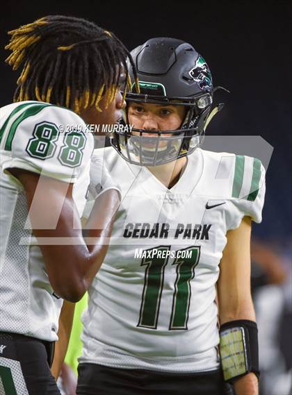 Thumbnail 1 in Cedar Park vs Friendswood (UIL 5A Area Playoff) photogallery.