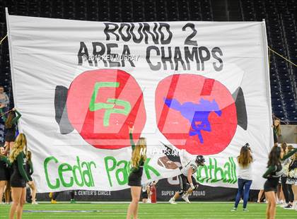 Thumbnail 1 in Cedar Park vs Friendswood (UIL 5A Area Playoff) photogallery.