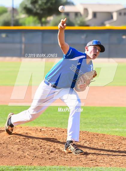 Thumbnail 2 in Kingman Academy @ Yuma Catholic (AIA 3A Round 1 Playoff) photogallery.